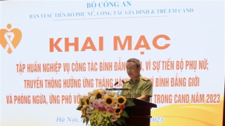 Nâng cao nghiệp vụ công tác bình đẳng giới, vì sự tiến bộ phụ nữ