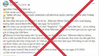 Mạo danh Vingroup lừa bán vé tham dự sự kiện Siêu nhạc hội quốc tế