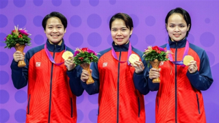 Đoạt Huy chương Vàng ASIAD 19, hai nữ vận động viên CAND nhận thưởng lớn
