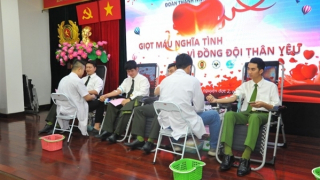 Cục Quản lý xuất nhập cảnh tổ chức hiến máu tình nguyện đợt 2 năm 2023