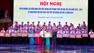 Nhiều điển hình tiên tiến, thợ giỏi giúp TKV hoàn thành xuất sắc nhiệm vụ