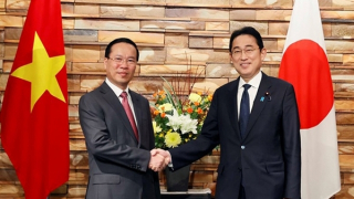 Lễ đón chính thức Chủ tịch nước Võ Văn Thưởng thăm Nhật Bản