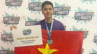 Cậu học trò Sóc Trăng đoạt Á quân 1 cuộc thi lập trình tại Malaysia