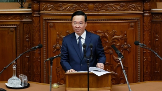 Toàn văn phát biểu của Chủ tịch nước Võ Văn Thưởng tại Quốc hội Nhật Bản