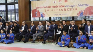 Chủ tịch nước dự chương trình giao lưu võ thuật Việt - Nhật