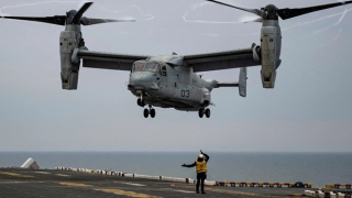 Máy bay V-22 Osprey của Mỹ rơi ngoài khơi Nhật Bản