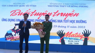 Đẩy mạnh ứng dụng VNeID trong phòng, chống ma tuý học đường