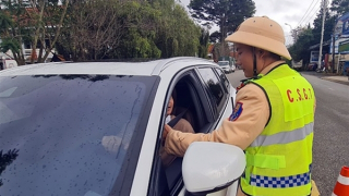 Kiểm soát chặt vi phạm giao thông trên QL20 và QL1A, tai nạn giao thông giảm mạnh