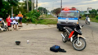 Va chạm với xe đạp điện, người đi xe máy tử vong