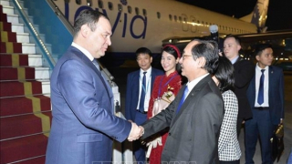 Thủ tướng Cộng hòa Belarus đến Hà Nội, bắt đầu thăm chính thức Việt Nam