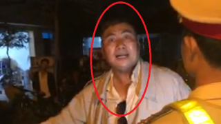 Khởi tố tài xế gây rối không chịu đo nồng độ cồn ở Hải Phòng