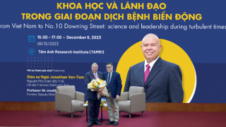 Giáo sư, Hiệp sĩ Anh gốc Việt trao đổi với 300 nhà khoa học Việt Nam