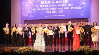 Trao giải cuộc thi “Âm nhạc mùa thu” và “Hát Thính phòng - Nhạc kịch - Hợp xướng” toàn quốc 2023