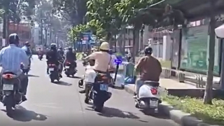 Phòng CSGT thông tin vụ Đại úy CSGT truy đuổi, đạp ngã xe người vi phạm