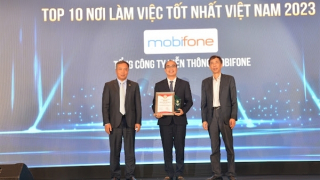 MobiFone lọt Top 10 Nơi làm việc tốt nhất ngành Công nghệ thông tin - Viễn thông 2023