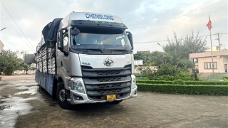 Xe tải chở cả “núi” đường nhập lậu trên QL1A