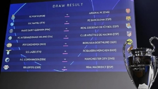 Bốc thăm vòng 1/8 Cúp Champions league 2023/2024: Đương kim vô địch gặp đối thủ yếu