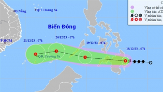 Lực lượng CAND chủ động ứng phó với diễn biến của áp thấp nhiệt đới