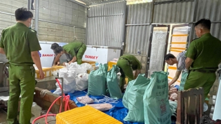 Hàng tấn tràng gà, bắp bò, lõi trâu… nghi nhập lậu chuẩn bị “tập kích” nhà hàng, tiệc cưới