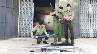 Hiệu quả vận động giao nộp vũ khí, vật liệu nổ ở Tuy An