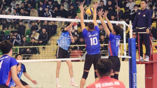 Giao hữu bóng chuyền giữa Bộ Công an Việt Nam và Cảnh sát Singapore