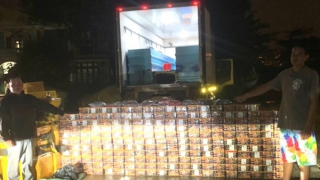 Dùng xe tải thùng vận chuyển hơn 3 tạ pháo đi tiêu thụ