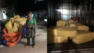 Bắt gần 700kg pháo lậu giữa đêm khuya