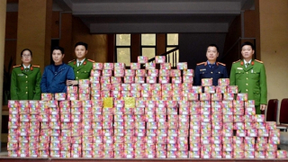 Làm kho bí mật sau tủ để tàng trữ pháo hoa