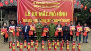 Phòng cháy, chữa cháy “4 tại chỗ” ở vùng biên giới Tây Giang