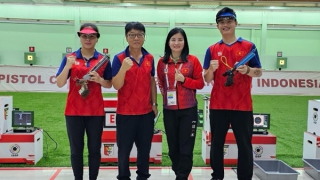 Nữ xạ thủ Công an đoạt Huy chương Vàng châu Á