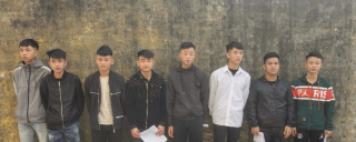 Khởi tố 9 đối tượng trong nhóm đua xe, vác dao phóng lợn đi “hỗn chiến”