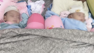 Tìm thân nhân cặp song sinh hơn tháng tuổi bị bỏ rơi tại Quảng Ninh