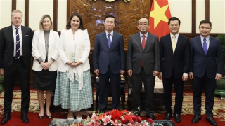 Chủ tịch nước Võ Văn Thưởng tiếp Đại sứ New Zealand và Peru