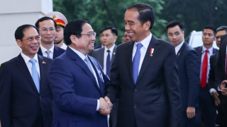 Thủ tướng Phạm Minh Chính hội kiến với Tổng thống Indonesia Joko Widodo