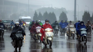 Mưa phùn rét mướt tiếp tục bao trùm miền Bắc