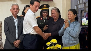 Tiếc thương cán bộ Công an phường dũng cảm hy sinh khi làm nhiệm vụ ngày cận Tết