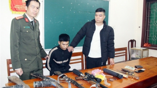 Bắt giữ đối tượng buôn ma túy trang bị nhiều vũ khí, chống trả khi bị vây bắt