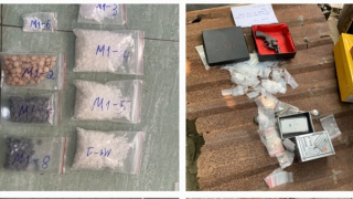 Xoá tụ điểm “bay lắc” thu giữ 1 khẩu súng và hơn 2 kg ma túy