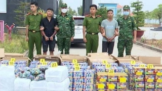 Ngăn chặn pháo lậu trên tuyến biên giới Long An