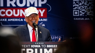 Ông Trump chiến thắng cuộc bầu cử Đảng Cộng hòa ở Iowa