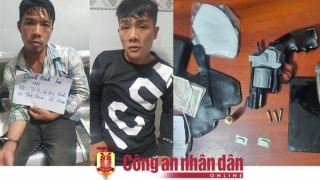 Mang súng rulo đi chơi đêm gặp Tổ công tác 108