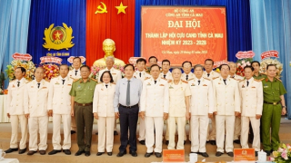 Đại tá Nguyễn Văn Tươi được bầu làm Chủ tịch Hội Cựu CAND tỉnh Cà Mau