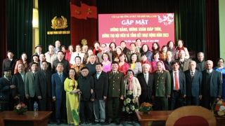 Gặp mặt đầu xuân Công an hưu trí Khối Xây dựng lực lượng CAND