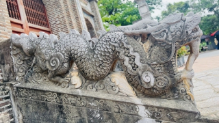 Thông tin mới nhất về bảo vật quốc gia - cặp rồng đá tại Cổ Loa