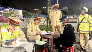 CSGT Công an tỉnh Thừa Thiên Huế xử lý hơn 600 trường hợp vi phạm nồng độ cồn