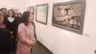 Xuân Hà Nội xưa qua hội họa hấp dẫn du khách