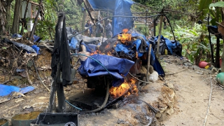 Truy quét “vàng tặc” những ngày cận Tết ở Quảng Nam