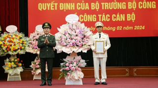 Công bố quyết định bổ nhiệm Giám đốc Công an tỉnh Vĩnh Phúc