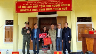 Công an Thừa Thiên Huế hỗ trợ xóa nhà tạm cho nhiều gia đình khó khăn