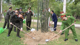 Công an các địa phương phát động Tết trồng cây 2024